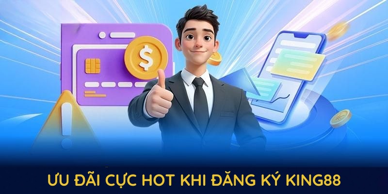 Ngập tràn các ưu đãi cực hot khi khởi tạo tài khoản đăng ký KING88 Ngập tràn các ưu đãi cực hot khi khởi tạo tài khoản đăng ký KING88